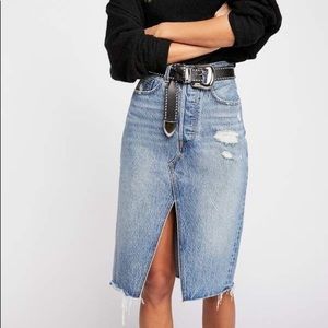 Levi’s Deconstructed Midi Skirt